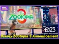 Zootopia 3 Announcement at D23 The Ultimate Disney Fan Event with Ke Huy Quan Ginnifer Goodwin