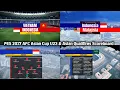 PES 2017 AFC Asian Cup U23 \u0026 Asian Qualifires Scoreboard