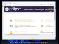 Downloading and Installing JDK Eclipse on Windows 11 Winter 2022