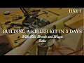 Unboxing and fitting the hardware on a Kibler Kit Kibler Kit Assembly Class Day 1 NMLRA