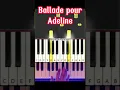 Lagu Ballade pour Adeline | Piano Tutorial #shorts
