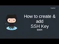 How To Create and Add SSH Key to Github Adding SSH Key Hindi