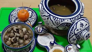 بابوش او حلزون بأعشاب صحية مع طريقة غسله  بابوش او حلزون بأعشاب صحية مع طريقة غسله