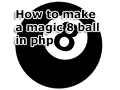 How to create a random 8 ball program with php jquery css and html