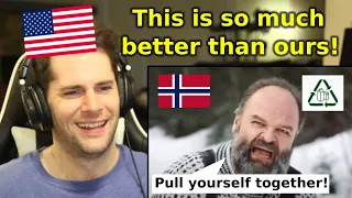 American Reacts to Norwegian Commercials