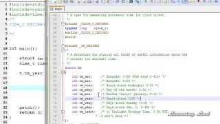 C Programming Language Tutorials for Beginners 81 mktime Function 2