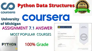 Python Data Structures Assignment 7 1 Solution Coursera Assignment 7 1 Python Data Structures