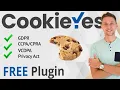 FREE Cookie Compliance Plugin for WordPress CookieYes Tutorial 2023