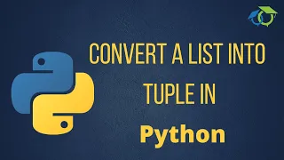 Convert A List Into Tuple