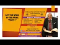 Let The Word Do The Work - Part 1 Fellowship of Faith Church Intl