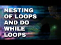 Nesting of Loops do while Loops in C Programming - Syntax Flowchart and examples
