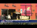 No injuries reported after truck crashes into Elizabethton Applebee s