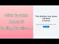 Click Counter Coding Pratice 4 ReactJS Frontend