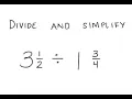 Mixed Numbers Divide 3 1