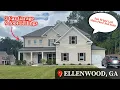 Living In Ellenwood GA Palm Springs Manor Model Home Tour Thomas Plan Atlanta New Homes