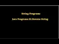 Java Programs 32 Reverse String