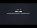 Learn Rust Easily - Structs