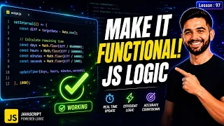 JavaScript Countdown Timer Tutorial How to Code the Logic Step-by-Step