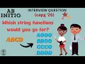 Capgemini 2026 Stepwise Character Padding Logic - Abinitio Interview Qs