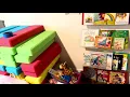 upsimples 6 Pack Acrylic Shelves for Wall Storage 15 Floating Bookshelves for Kids Display Shelf