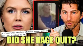 Trump STRANDED Karoline Leavitt On The DECOY PLANE - Is This Why She QUIT Theories Emerge