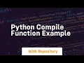 python compile function example