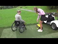 Adaptive golf Check It Out with Chelsea