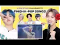 Download Lagu Can Kpop Group finish the lyrics of TWICE, MONSTA X, RED VELVET \u0026 NCT DREAM?| FLC | CRAVITY