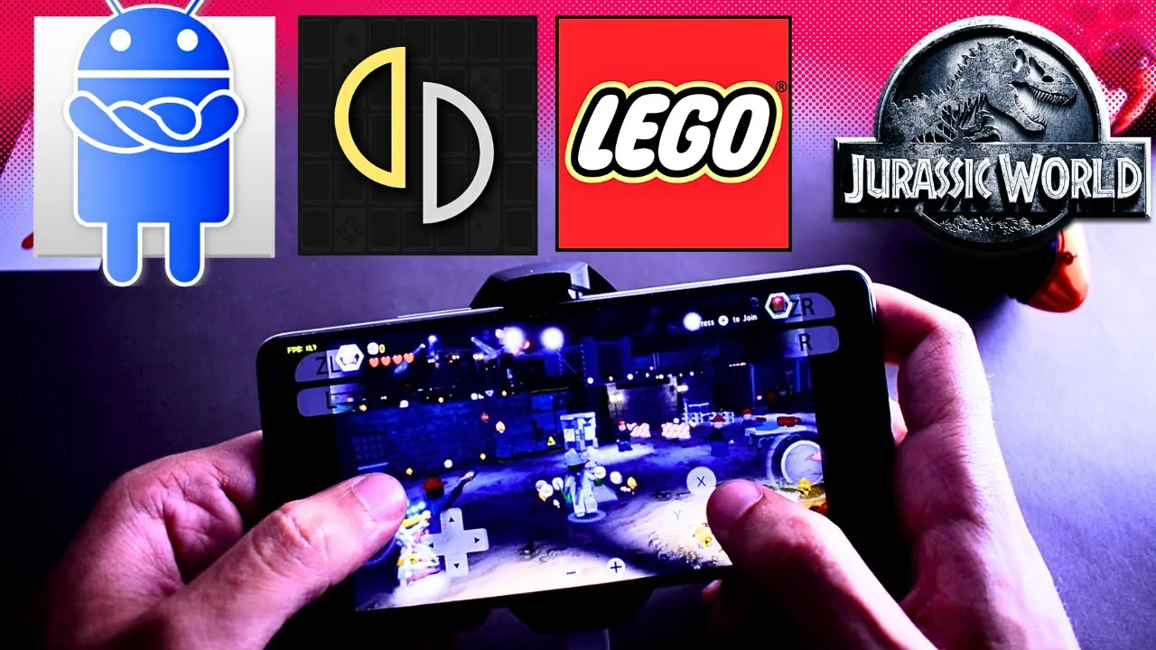 Lego Jurassic World Android Gameplay | Nintendo Switch Emulator Android | Yuzu Mali GPU