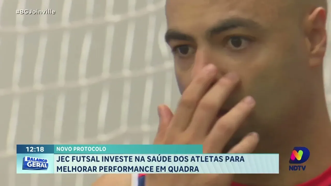 Novo protocolo: JEC Futsal investe na saúde dos atletas para melhorar performance em quadra