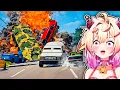Download Lagu EXTREME BeamNG Car Chase | Rosiebllmoo Reacts