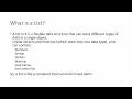 R Programming Matrices and Lists