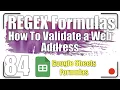 How to validate a web address REGEX Formulas 84