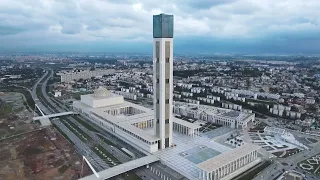 The Great Mosque Of Algiers From The Sky المسجد الاعظم بالجزائر من السماء 