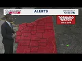 Tornado Watch for most of Northeast Ohio Cleveland weather forecast for March 11 2026