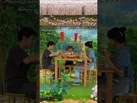 🌿💕 "प्यारे फैमिली गार्डन मोमेंट्स 😍 | दिल छू लेने वाली गांव की कहानी 🏡🌱 #tiktok #chinese #imotional