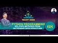 Python Programming DEL POP Methods from Dictionary Data Structure