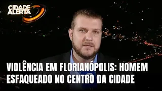 Angolano é esfaqueado no centro de Florianópolis