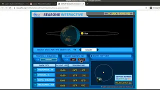 PSC153 - Lab 7 The Seasons Interactive simulation