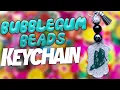 Acrylic Keychain Idea with Bubblegum Beads