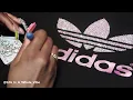 RHINESTONE ADIDAS SWEATSHIRT - DIY GIFT