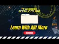 learnwithajitmore Create Tabbed Structure Using JTabbedPane Java Swing