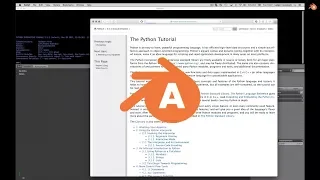 T07 blender python 1 how to use the python console