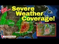 LIVE Tornado Warnings - Tornado Alley Severe Weather