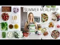MEAL PREP for SUMMER light fresh recipes PDF guide