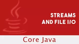 Core Java Streams and File Part 100