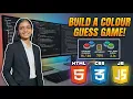 Colour Guess Frontend Project Made With HTML CSS and JavaScript
