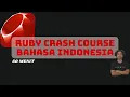 Ruby Crash Course - Bahasa Indonesia Belajar Ruby