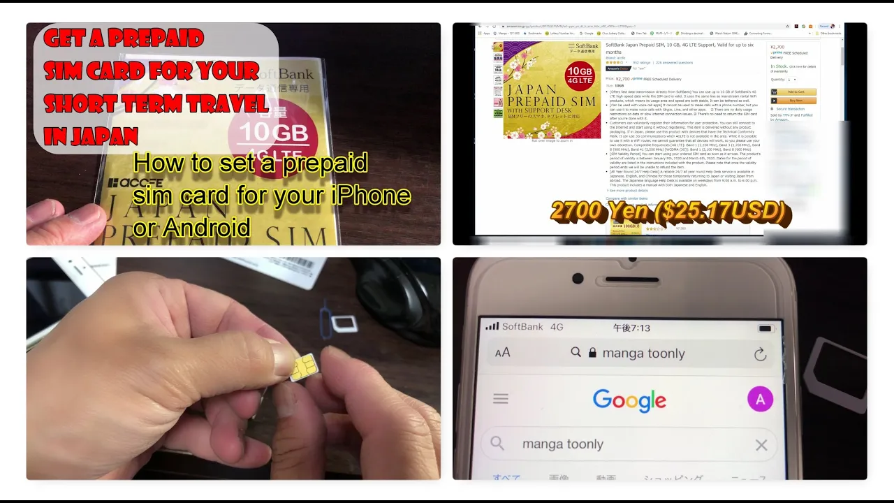 How to get a Prepaid SIM Card in Japan?