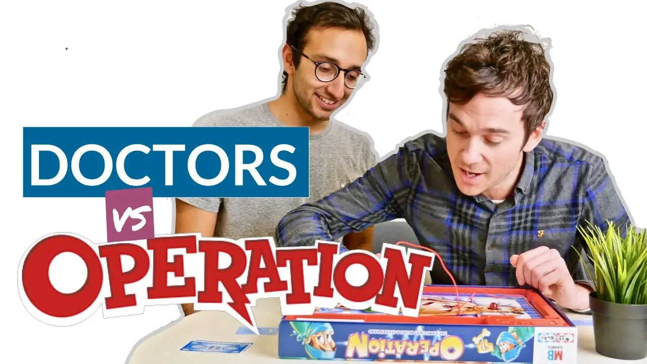 Real Doctors play OPERATION game with Dr Ali Abdaal